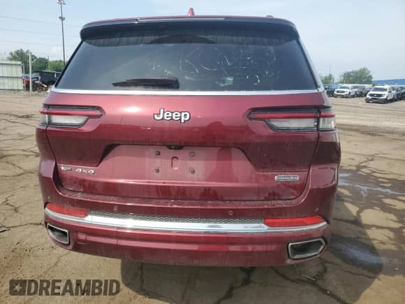 2023 Jeep Grand Cherokee Overland с VIN 1C4RJKDG1P8103334, выставлен на аукционе Copart как лот 61463575 с пробегом 37 138 миль миль и На запчасти • Non repairable. История ставок и продаж доступна на DreamBid. Изображение 6.