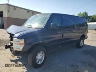 2011 Ford Econoline Cargo Commercial with VIN 1FTSE3EL6BDA84416, listed as a Copart auction lot 61382375 with 270,732 mi miles and Salvage title. Bid and sale history available at DreamBid. Image 1.