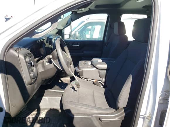 2021 Chevrolet Silverado 2500HD Work Truck with VIN 1GC5YLE75MF307642, listed as a Copart auction lot 80955013 with 80,982 mi miles and Salvage title. Bid and sale history available at DreamBid. Image 7.