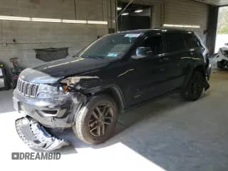 2016 Jeep Grand Cherokee 75th Anniversary with VIN 1C4RJFAG5GC367259, listed as a Copart auction lot 70409715 with 102,281 mi miles and Salvage title. Bid and sale history available at DreamBid. Image 1.