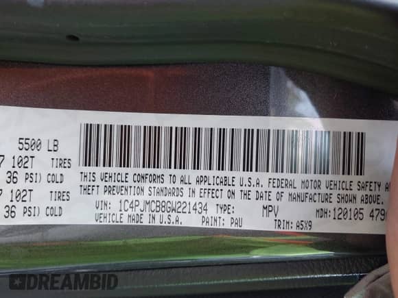 2016 Jeep Cherokee Latitude с VIN 1C4PJMCB8GW221434, выставлен на аукционе IAAI как лот 43439338 с пробегом 116 775 миль миль и . История ставок и продаж доступна на DreamBid. Изображение 9.