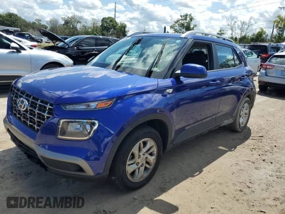 2020 Hyundai Venue SEL с VIN KMHRC8A33LU038269, выставлен на аукционе Copart как лот 73790294 с пробегом 17 301 миль миль и Списание • Salvage title. История ставок и продаж доступна на DreamBid. Изображение 1.