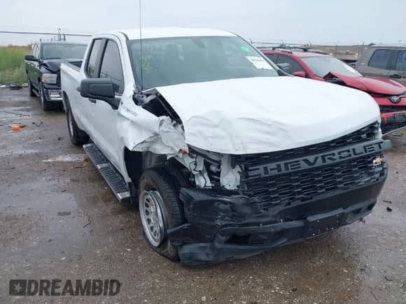 2020 Chevrolet Silverado 1500 Work Truck with VIN 1GCRWAEF6LZ138831, listed as a IAAI auction lot 40260659 with 40,444 mi miles and . Bid and sale history available at DreamBid. Image 1.