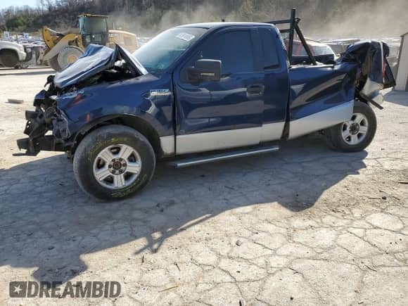 2007 Ford F-150 XL with VIN 1FTRF14V17NA53336, listed as a Copart auction lot 47614095 with Not provided miles and Salvage title. Bid and sale history available at DreamBid. Image 1.