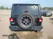 2021 Jeep Wrangler Unlimited Willys Sport with VIN 1C4HJXDG3MW590763, listed as a Copart auction lot 67635435 with 42,844 mi miles and Salvage title. Bid and sale history available at DreamBid. Image 6.