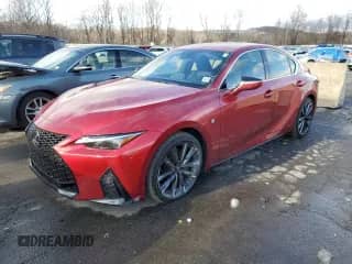 2022 Lexus IS 350 F Sport z VIN JTHGZ1E20N5025350, wystawiony jako Copart lot #83089434 z przebiegiem 34 235 mil mil oraz Szkoda całkowita • Salvage title. Historia ofert i sprzedaży dostępna na DreamBid. Obrazek 1.