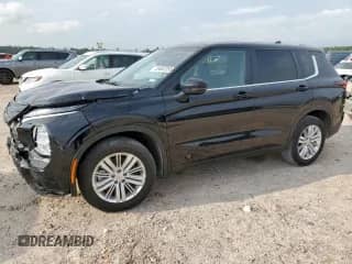 2024 Mitsubishi Outlander ES with VIN JA4J3UA87RZ063722, listed as a Copart auction lot 59882255 with 9,273 mi miles and Salvage title. Bid and sale history available at DreamBid. Image 1.