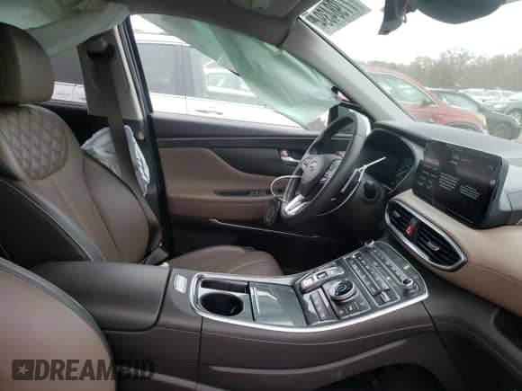 2022 Hyundai Santa Fe Limited z VIN KM8S7DA24NU047927, wystawiony jako Copart lot #77984394 z przebiegiem 33 473 mil mil oraz Szkoda całkowita • Salvage title. Historia ofert i sprzedaży dostępna na DreamBid. Obrazek 7.