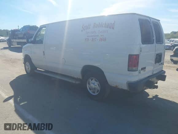 2013 Ford Econoline Cargo Commercial with VIN 1FTNE2EW6DDA46849, listed as a IAAI auction lot 43373495 with 177,285 mi miles and . Bid and sale history available at DreamBid. Image 3.