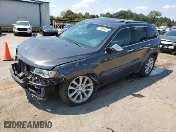 2017 Jeep Grand Cherokee Limited with VIN 1C4RJEBG1HC837815, listed as a Copart auction lot 71668705 with 169,687 mi miles and Salvage title. Bid and sale history available at DreamBid. Image 1.