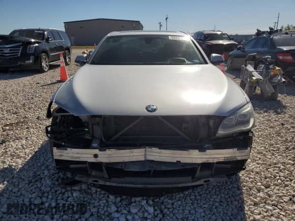 2013 BMW 7 Series 750i with VIN WBAYA8C54DC996698, listed as a Copart auction lot 53235915 with 116,247 mi miles and Salvage title. Bid and sale history available at DreamBid. Image 5.