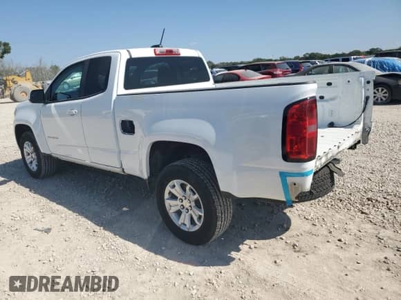 2022 Chevrolet Colorado 2WD LT with VIN 1GCHSCEA1N1160972, listed as a Copart auction lot 81649315 with 50,779 mi miles and Salvage title. Bid and sale history available at DreamBid. Image 2.