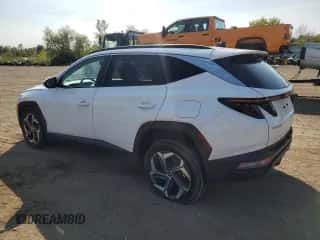 2023 Hyundai Tucson SEL with VIN 5NMJFCAE6PH287224, listed as a Copart auction lot 80291915 with 37,963 mi miles and Salvage title. Bid and sale history available at DreamBid. Image 2.