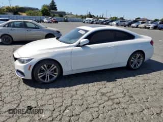 2019 BMW 4 Series 430i with VIN WBA4W3C53KAF92774, listed as a Copart auction lot 62580375 with 37,573 mi miles and Salvage title. Bid and sale history available at DreamBid. Image 1.
