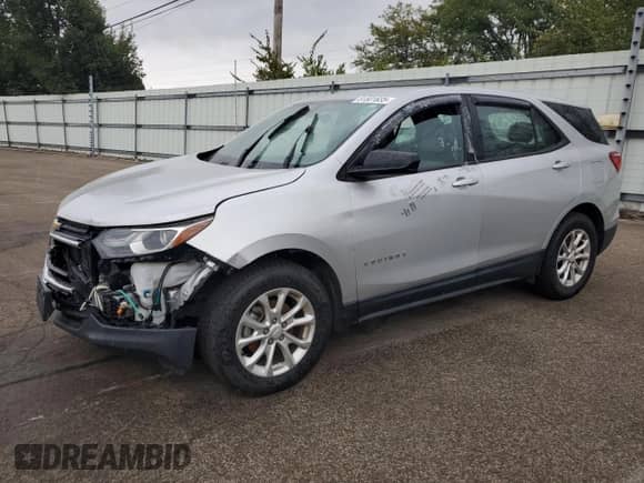 2018 Chevrolet Equinox LS with VIN 2GNAXHEV1J6121929, listed as a Copart auction lot 81501835 with Not provided miles and Clean title. Bid and sale history available at DreamBid. Image 1.