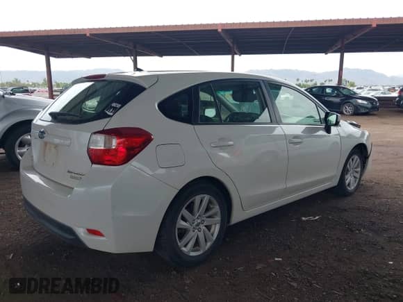 2015 Subaru Impreza Premium with VIN JF1GPAC6XFH300483, listed as a IAAI auction lot 43158484 with 154,593 mi miles and . Bid and sale history available at DreamBid. Image 4.