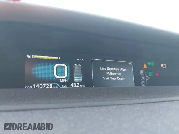 2017 Toyota Prius Two z VIN JTDKARFU2H3532848, wystawiony jako IAAI lot #42386490 z przebiegiem 140 728 mil mil oraz . Historia ofert i sprzedaży dostępna na DreamBid. Obrazek 16.