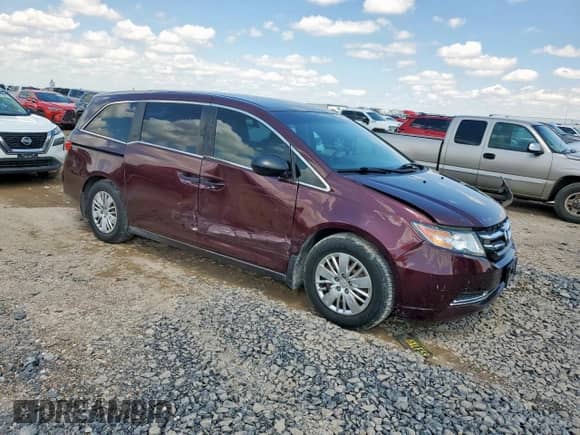 2014 Honda Odyssey LX с VIN 5FNRL5H25EB126039, выставлен на аукционе Copart как лот 66739665 с пробегом 46 738 миль миль и Чистый • Clean title. История ставок и продаж доступна на DreamBid. Изображение 4.