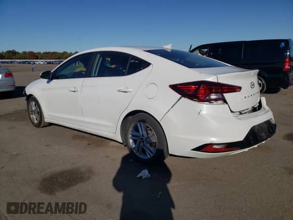 2020 Hyundai Elantra SEL z VIN 5NPD84LF0LH580648, wystawiony jako Copart lot #89703475 z przebiegiem 46 653 mil mil oraz Szkoda całkowita • Salvage title. Historia ofert i sprzedaży dostępna na DreamBid. Obrazek 2.