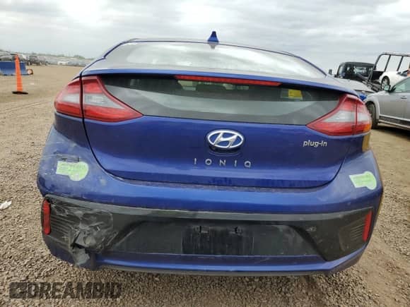 2019 Hyundai Ioniq with VIN KMHC65LD6KU137541, listed as a Copart auction lot 62223965 with 35,943 mi miles and Salvage title. Bid and sale history available at DreamBid. Image 6.