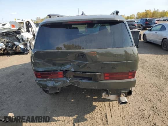 2024 Hyundai Santa Fe Calligraphy z VIN 5NMP5DGL3RH026175, wystawiony jako Copart lot #75323574 z przebiegiem 4 660 mil mil oraz Szkoda całkowita • Salvage title. Historia ofert i sprzedaży dostępna na DreamBid. Obrazek 6.