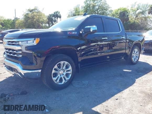 2024 Chevrolet Silverado 1500 LTZ с VIN 1GCUDGE81RZ298421, выставлен на аукционе IAAI как лот 41775039 с пробегом 6 900 миль миль и . История ставок и продаж доступна на DreamBid. Изображение 2.