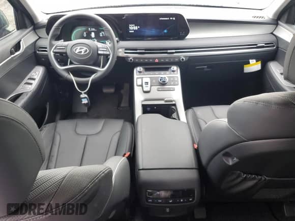 2025 Hyundai Palisade XRT with VIN KM8R3DGE9SU889993, listed as a Copart auction lot 56462255 with 580 mi miles and Salvage title. Bid and sale history available at DreamBid. Image 8.