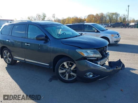 2014 Nissan Pathfinder SL с VIN 5N1AR2MM8EC659755, выставлен на аукционе IAAI как лот 43492626 с пробегом 161 677 миль миль и . История ставок и продаж доступна на DreamBid. Изображение 1.