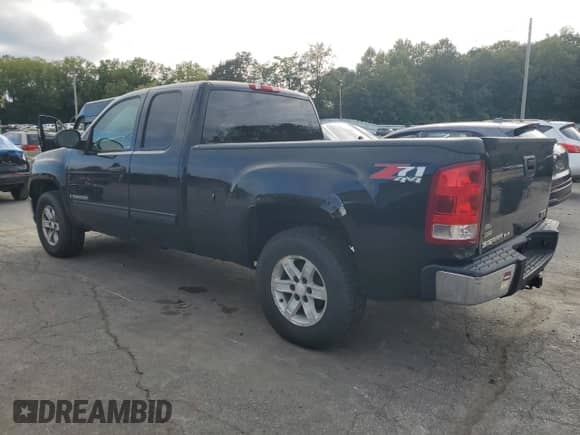 2007 GMC Sierra 1500 Work Truck with VIN 1GTEK19017E507902, listed as a Copart auction lot 80327345 with 199,805 mi miles and Salvage title. Bid and sale history available at DreamBid. Image 2.