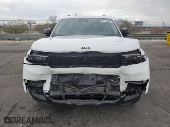 2023 Jeep Grand Cherokee Limited с VIN 1C4RJKBG5P8892719, выставлен на аукционе Copart как лот 70375495 с пробегом 26 343 миль миль и Списание • Salvage title. История ставок и продаж доступна на DreamBid. Изображение 5.