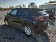 2024 Chevrolet TrailBlazer LS with VIN KL79MMSL9RB196707, listed as a Copart auction lot 80379625 with 4,587 mi miles and Salvage title. Bid and sale history available at DreamBid. Image 2.