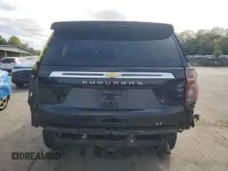 2024 Chevrolet Suburban LT with VIN 1GNSKCKD4RR116483, listed as a Copart auction lot 81288105 with 59,645 mi miles and Salvage title. Bid and sale history available at DreamBid. Image 6.