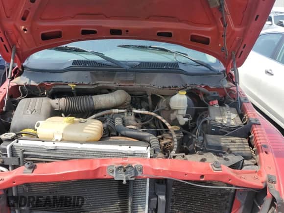 2002 Dodge RAM with VIN 3D3HU18Z22G175274, listed as a Copart auction lot 59163285 with 217,446 mi miles and Salvage title. Bid and sale history available at DreamBid. Image 11.