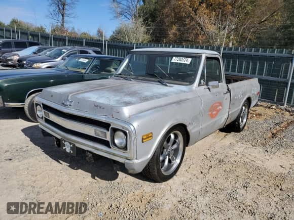 1970 Chevrolet Silverado 1500 z VIN CE140Z128055, wystawiony jako Copart lot #80242174 z przebiegiem 12 859 mil mil oraz Czysty tytuł • Clean title. Historia ofert i sprzedaży dostępna na DreamBid. Obrazek 2.