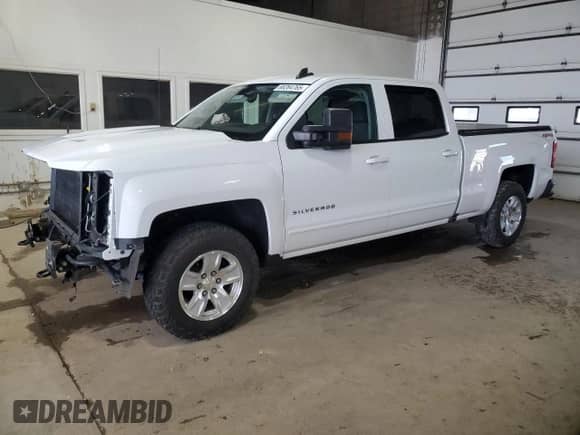 2018 Chevrolet Silverado 1500 LT z VIN 1GCUKREC3JF190703, wystawiony jako Copart lot #66264765 z przebiegiem 75 552 mil mil oraz Szkoda całkowita • Salvage title. Historia ofert i sprzedaży dostępna na DreamBid. Obrazek 1.