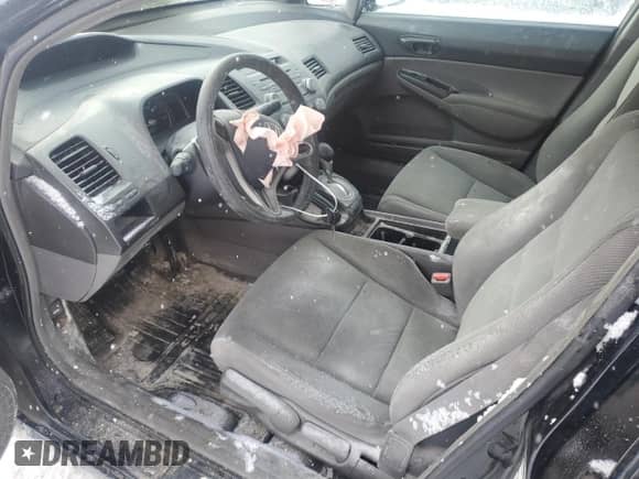 2010 Honda Civic with VIN 2HGFA1F23AH034325, listed as a Copart auction lot 43553895 with 163,372 mi miles and Salvage title. Bid and sale history available at DreamBid. Image 7.