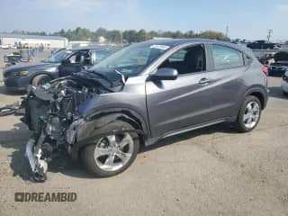 2022 Honda HR-V LX with VIN 3CZRU6H34NM742381, listed as a Copart auction lot 81579345 with 25,059 mi miles and Salvage title. Bid and sale history available at DreamBid. Image 1.