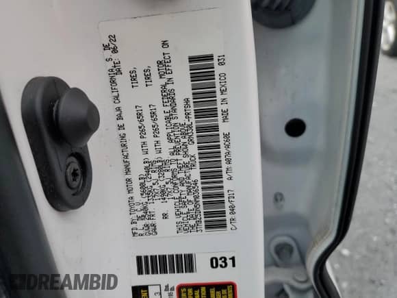 2022 Toyota Tacoma SR5 с VIN 3TMBZ5DN5NM036546, выставлен на аукционе Copart как лот 70096855 с пробегом 25 000 миль миль и Списание • Salvage title. История ставок и продаж доступна на DreamBid. Изображение 13.