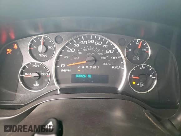 2020 Chevrolet Express Cargo with VIN 1GCWGAFP7L1127228, listed as a Copart auction lot 58584465 with 83,826 mi miles and Salvage title. Bid and sale history available at DreamBid. Image 9.