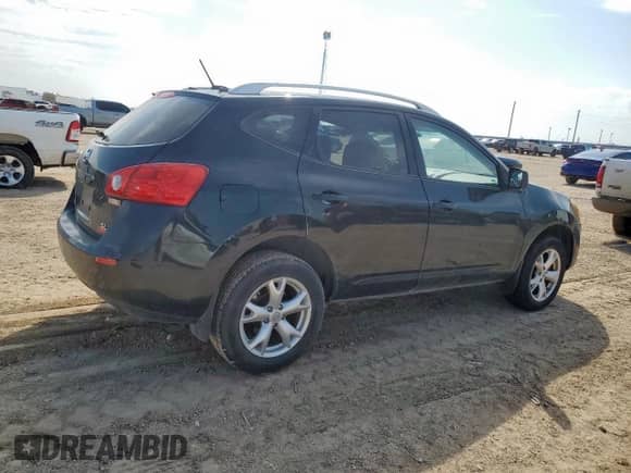2008 Nissan Rogue S with VIN JN8AS58TX8W306033, listed as a Copart auction lot 80684415 with 151,338 mi miles and Salvage title. Bid and sale history available at DreamBid. Image 3.
