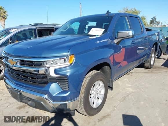 2024 Chevrolet Silverado 1500 LT with VIN 3GCPACEK1RG173476, listed as a IAAI auction lot 43450587 with 19,972 mi miles and . Bid and sale history available at DreamBid. Image 2.