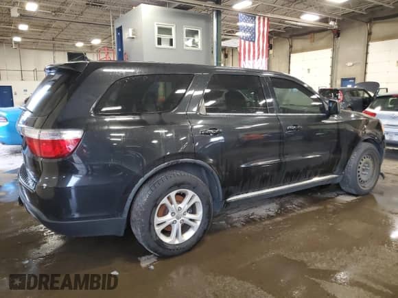 2012 Dodge Durango SXT with VIN 1C4RDJAG8CC197287, listed as a Copart auction lot 85586915 with 134,117 mi miles and Clean title. Bid and sale history available at DreamBid. Image 3.