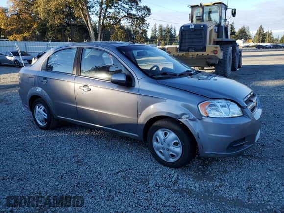 2009 Chevrolet Aveo LS with VIN KL1TD56E19B657514, listed as a Copart auction lot 79483574 with 125,817 mi miles and Salvage title. Bid and sale history available at DreamBid. Image 4.