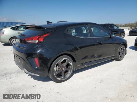 2019 Hyundai Veloster Turbo R-Spec z VIN KMHTH6AB3KU008450, wystawiony jako Copart lot #43943474 z przebiegiem 43 225 mil mil oraz . Historia ofert i sprzedaży dostępna na DreamBid. Obrazek 3.