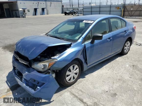 2016 Subaru Impreza with VIN JF1GJAA65GH002882, listed as a Copart auction lot 70596115 with 143,818 mi miles and Salvage title. Bid and sale history available at DreamBid. Image 1.