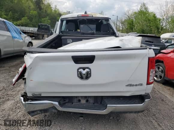 2023 Ram 1500 Tradesman z VIN 1C6RRFCG9PN512532, wystawiony jako Copart lot #54695435 z przebiegiem Nie podano mil oraz Szkoda całkowita • Salvage title. Historia ofert i sprzedaży dostępna na DreamBid. Obrazek 6.