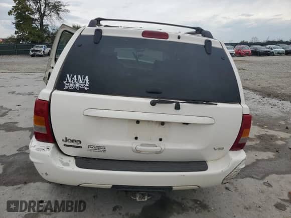 2000 Jeep Grand Cherokee Limited z VIN 1J4GW58N7YC136589, wystawiony jako Copart lot #81653575 z przebiegiem 122 365 mil mil oraz Szkoda całkowita • Salvage title. Historia ofert i sprzedaży dostępna na DreamBid. Obrazek 6.