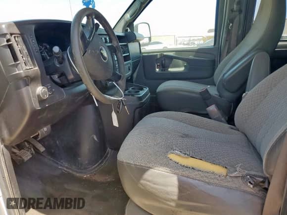 2013 Chevrolet Express Passenger LT with VIN 1GAZG1FG3D1159598, listed as a Copart auction lot 65791265 with 436,846 mi miles and Salvage title. Bid and sale history available at DreamBid. Image 7.