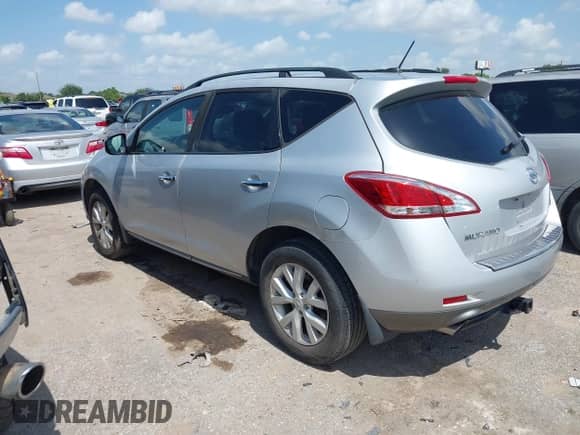 2011 Nissan Murano SL with VIN JN8AZ1MU8BW053160, listed as a IAAI auction lot 42843514 with 195,502 mi miles and . Bid and sale history available at DreamBid. Image 3.