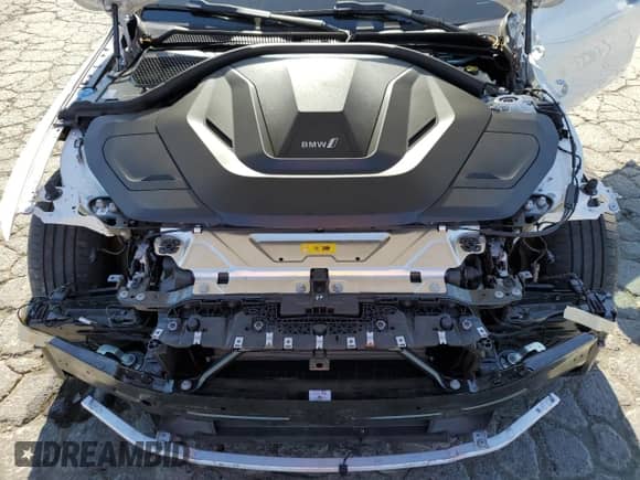 2023 BMW i4 eDrive35 with VIN WBY43AW05PFP84638, listed as a Copart auction lot 60542765 with 18,974 mi miles and Salvage title. Bid and sale history available at DreamBid. Image 11.